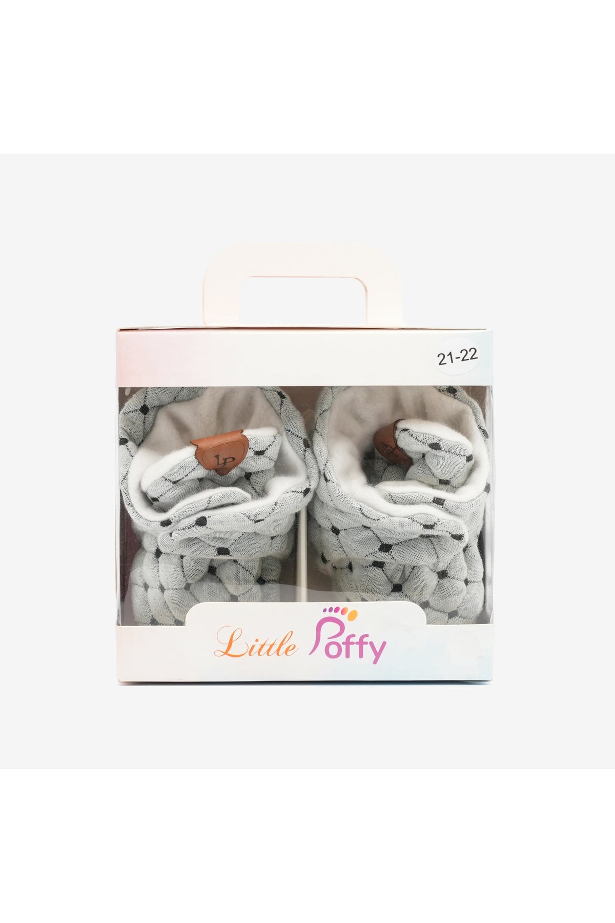 Little Poffy Bebek Patiği - 4'lü Set (4 Farklı Ebat) 0-24 Ay
