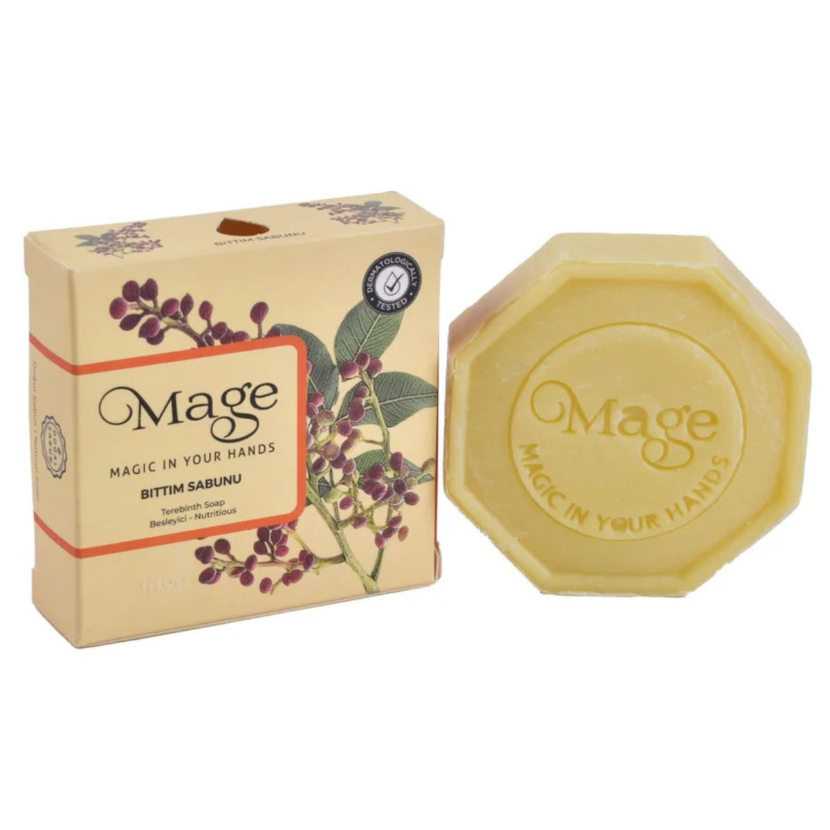 Mage Doğal Bıttım Sabunu 100 gr Kalıp Sabun Hediyelik Kutuda