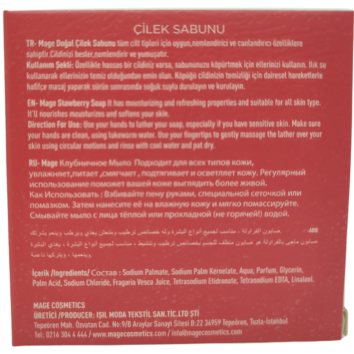 ÇİLEK SABUNU