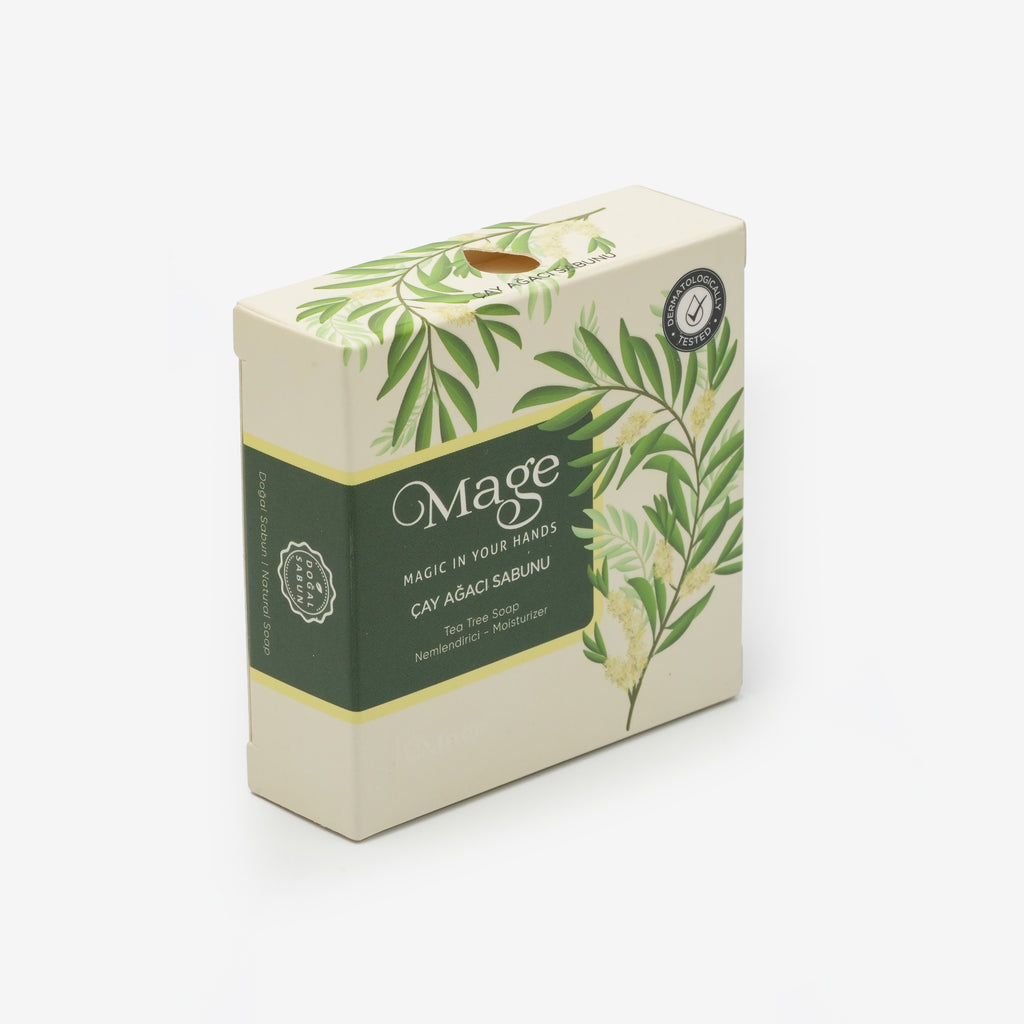Çay Ağacı Doğal Güzellik Sabunu 100 gram 1 adet hediyelik kutuda