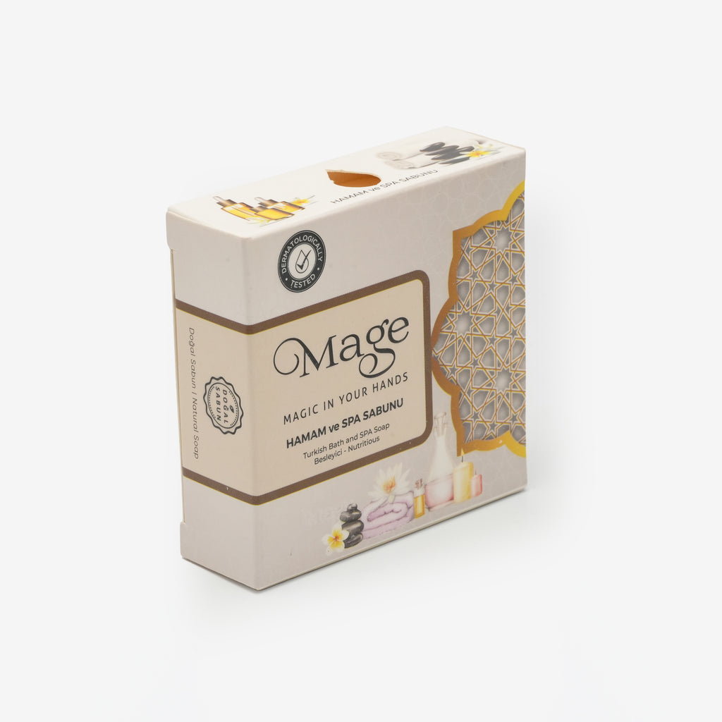 Mage Doğal Hamam & SPA Sabunu 100 gram 1 adet hediyelik kutuda