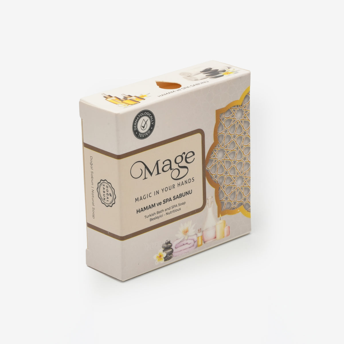 Mage Doğal Hamam & SPA Sabunu 100 gram 1 adet hediyelik kutuda