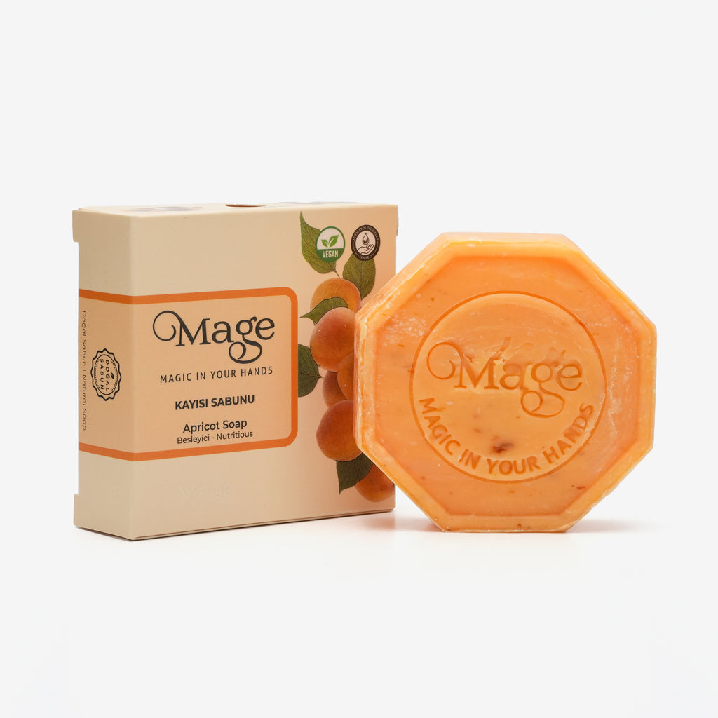 Mage Doğal Kayısı Sabunu 100 gram 1 adet hediyelik kutuda
