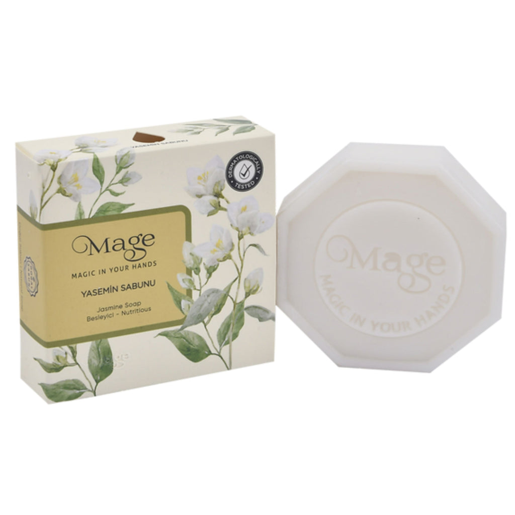 Mage Doğal Yasemin Sabunu 100 gr Kalıp Sabun Hediyelik Kutuda
